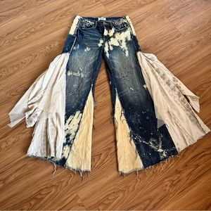 Free People Martha Lace Jeans size 29”